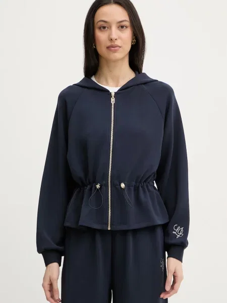 Liu Jo bluza z modalem niebieska