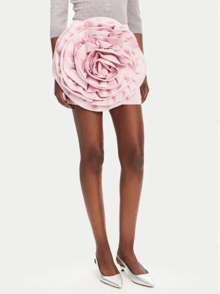 ROTATE Fustă mini roz