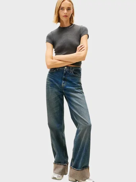 Футболка Tommy Jeans сіра