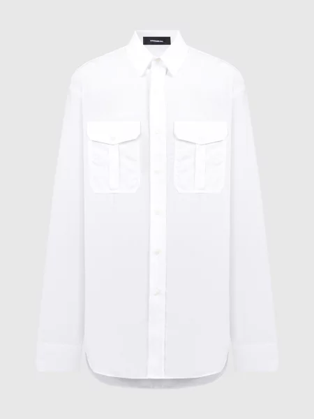 Рубашка Wardrobe.nyc белая