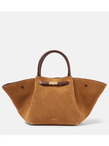 Torbica Demellier od brušene kože bež