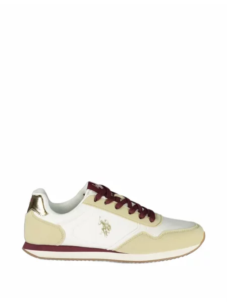 Sneakerși Polo Ralph Lauren cu broderie alb