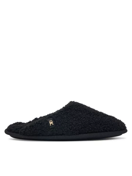 Papucs Tommy Hilfiger Th House Shoes fekete