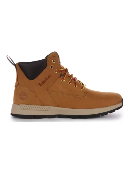 Botki Timberland skórzane brązowe