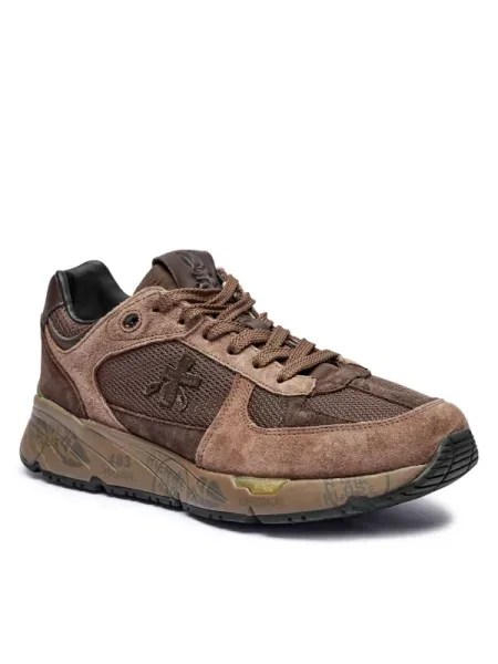 Premiata Bőr sneakers tornacipő MASE VAR barna