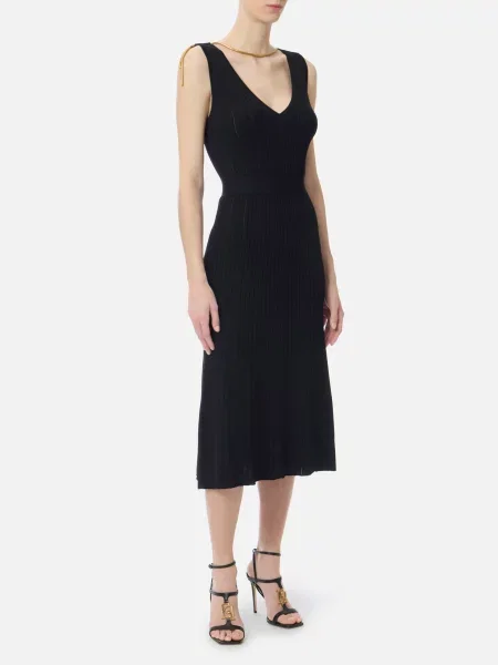 Платье Elisabetta Franchi черное