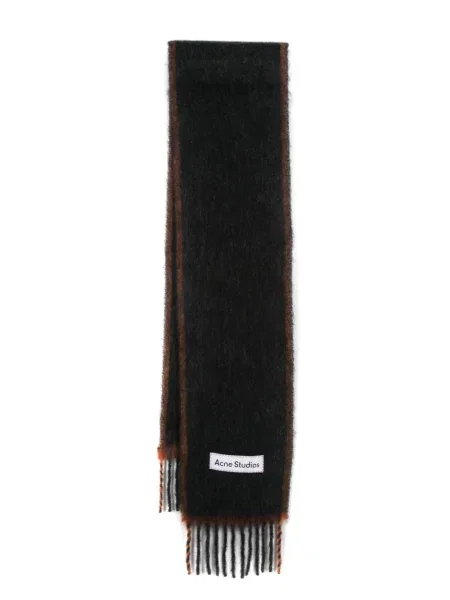 Šal Acne Studios crna