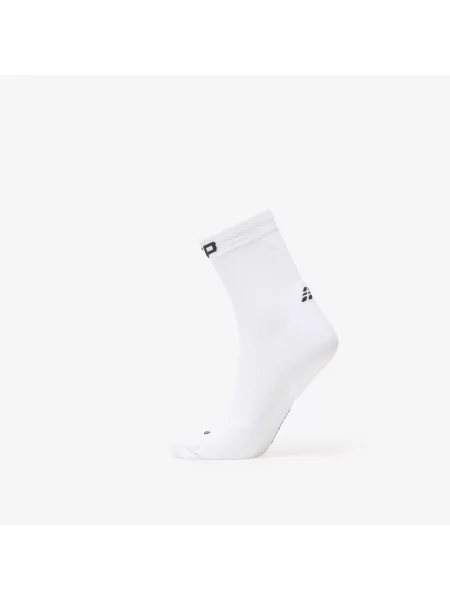 Șosete CEP Core Run Mid Cut Compression Socks White L alb