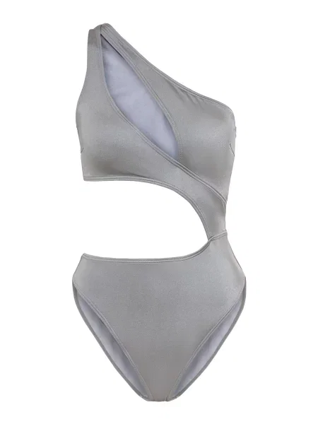 LSCN by LASCANA Costum de baie întreg Monokini Nele' argintiu