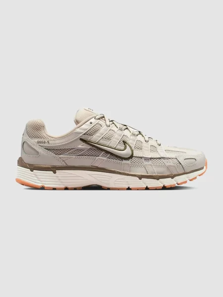Кожаные повседневные кроссовки Nike бежевые