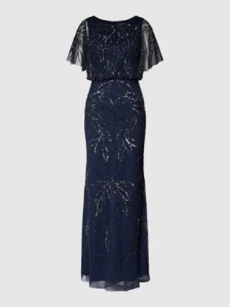 Sukienka wieczorowa z obszyciem cekinami Christian Berg Cocktail