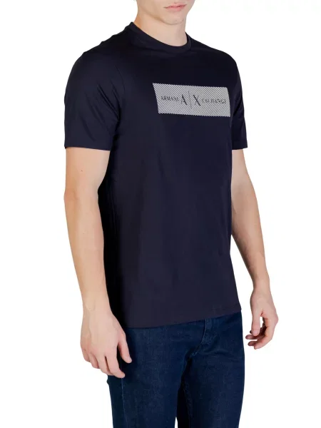 Armani Exchange Tricou albastru