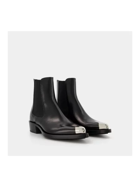 Spodnie Alexander Mcqueen czerwone