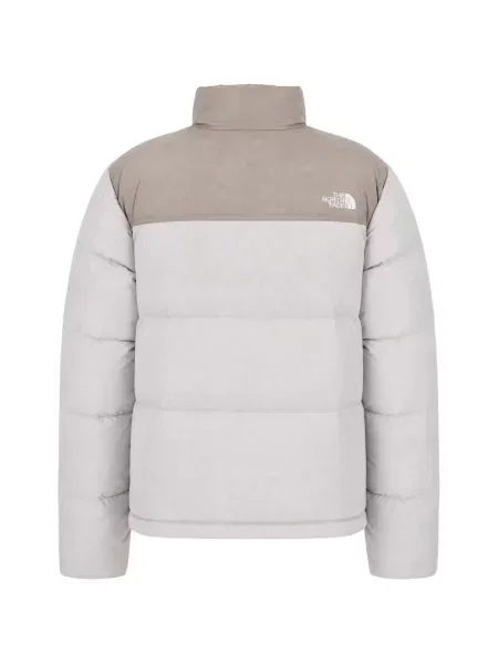 Καπιτονέ μπουφάν The North Face με κέντημα γκρι