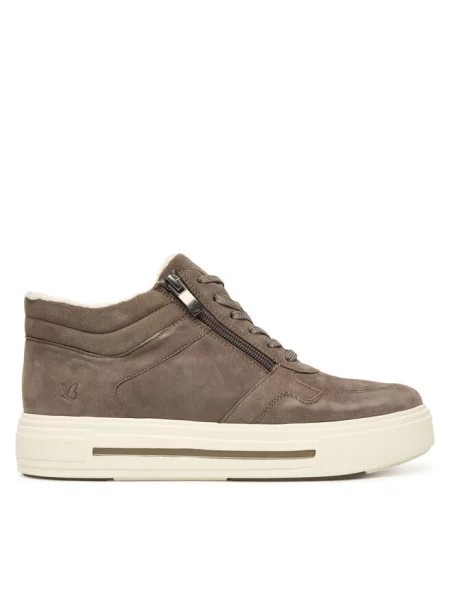 Sneakersy Caprice brązowe