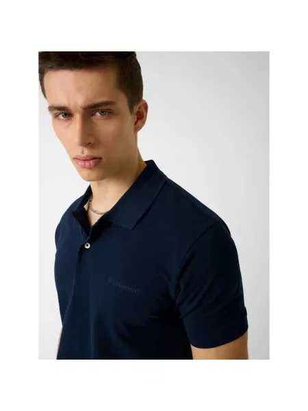 Tricou polo Guess albastru