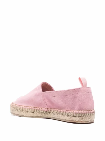 Semišové espadrilky Scarosso růžové