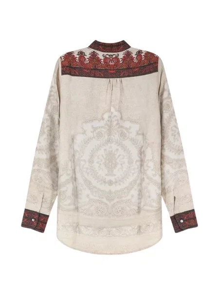 Gulerat cămașă Pierre-louis Mascia cu imagine cu model paisley