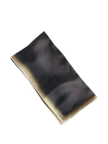 Fular Lemaire cu imagine negru