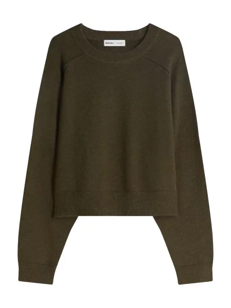 Bershka Pulover închis verde