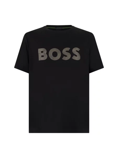 Koszulka Boss z logo czarna