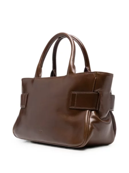 Bőr shopper táska Osoi barna
