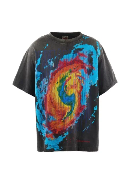Tricou Saint Mxxxxxx cu imagine negru