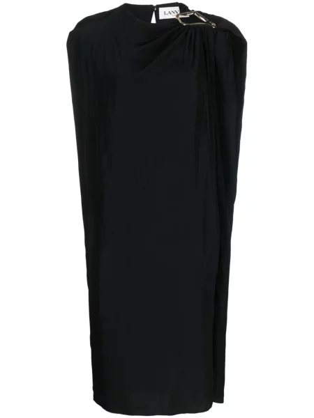 Rochie midi Lanvin până la genunchi de costum negru