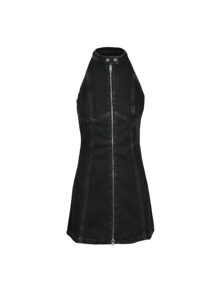 Sukienka jeansowa Diesel czarna