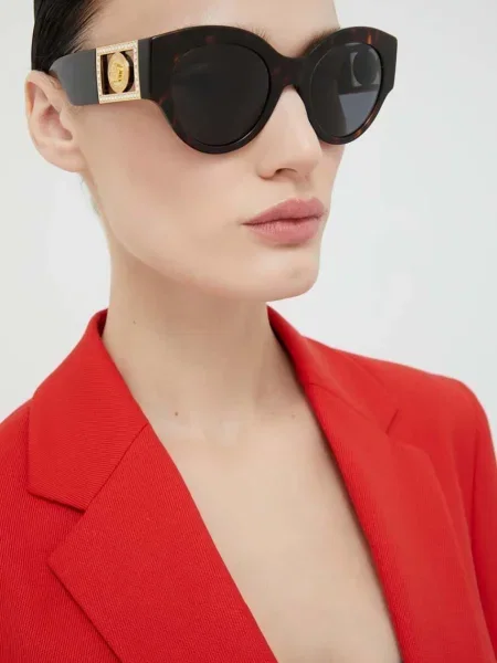 Versace ochelari de soare femei maro negru