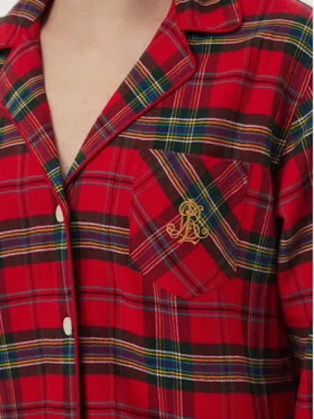 LAUREN RALPH LAUREN Pižama rdeča