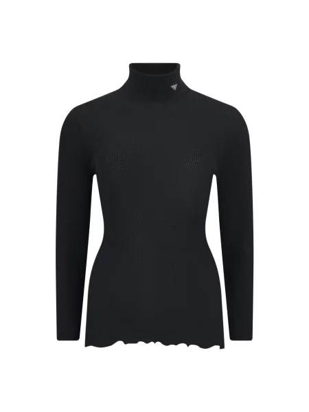 Sweter Prada wełniany czarny