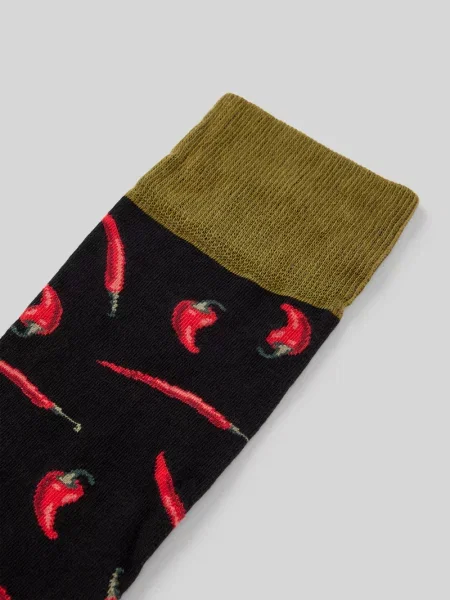 Skarpety z wyhaftowanym motywem model ‘Hot Chilly Socks’ Dillysocks