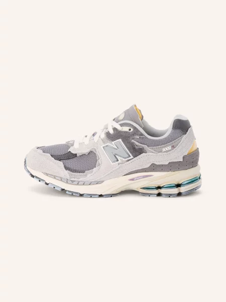 Sneakersy New Balance skórzane szare