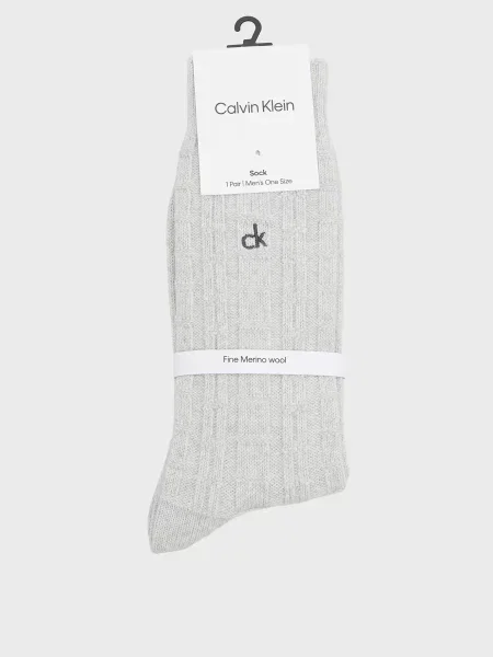 Шкарпетки Calvin Klein сірі