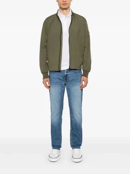 Siuvinėta polo marškinėliai Tommy Hilfiger balta