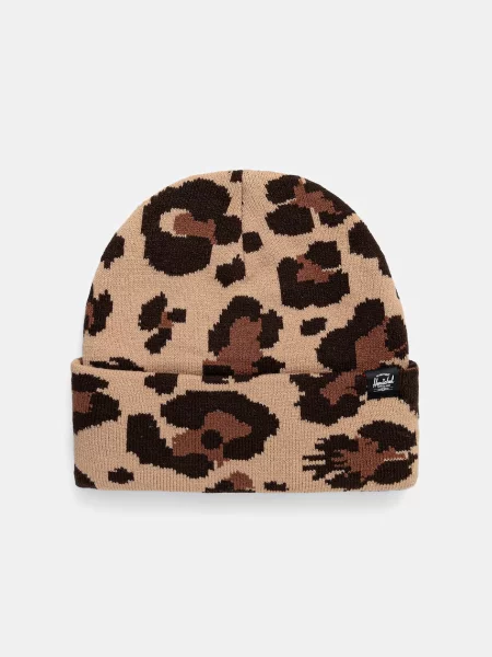 Herschel czapka beanie Elmer Graphic beżowa
