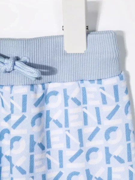 Legginsy dziecięce Kenzo niebieskie
