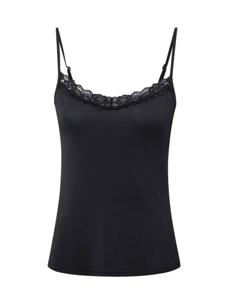 Top Skiny koronkowy czarny