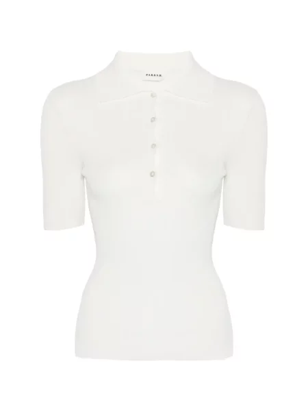 Tricou polo P.a.r.o.s.h. alb