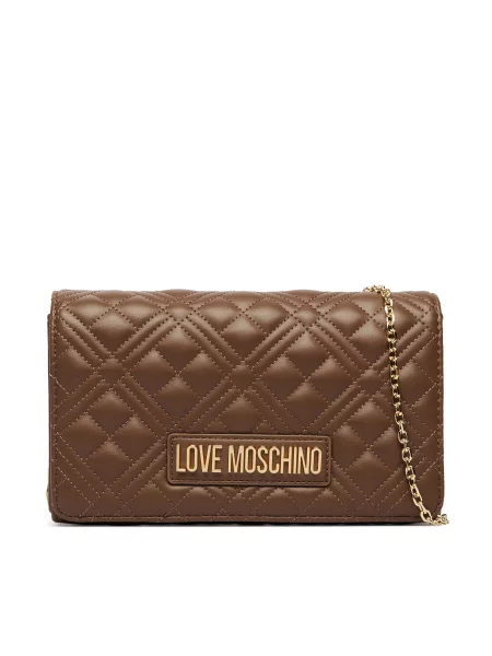 LOVE MOSCHINO Дамска чанта кафяв