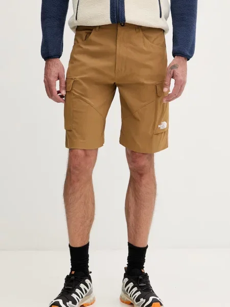 The North Face pantaloni scurți de trekking pentru bărbați Exploration Cargo maro