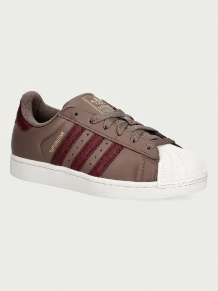 Adidas Originals Superstar II sneakers pentru femei din piele maro