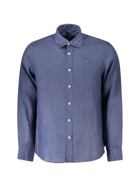 Cămașă North Sails cu broderie de in albastru