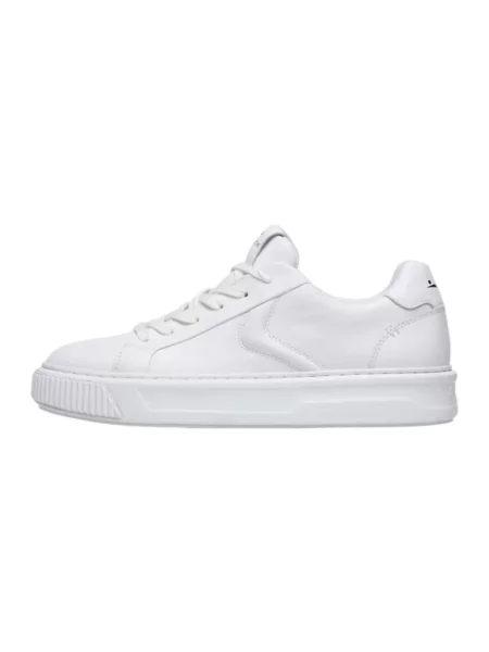 Sneakersy Voile Blanche skórzane białe