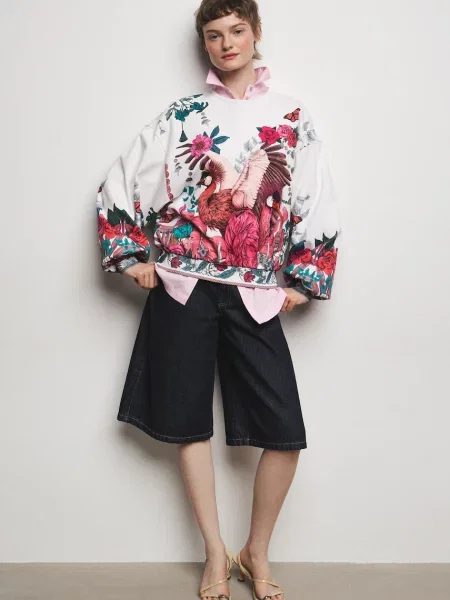 Medicine hanorac pentru femei din bej