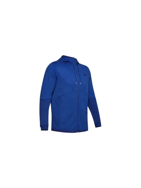 Bluza z kapturem Under Armour DOUBLE KNIT FULL ZIP niebieska