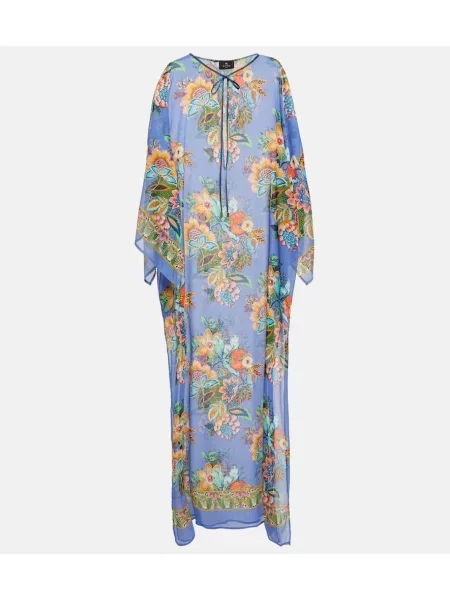 Rochie Etro cu imagine albastru