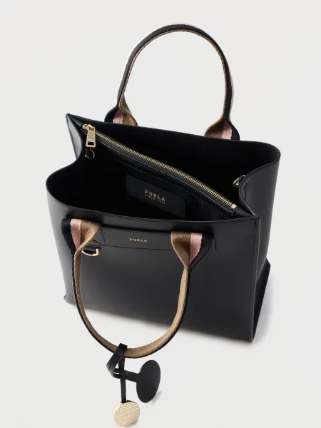 FURLA Kabelka Divide It olivová / púdrová čierna