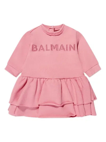 Dětské šaty Balmain růžové